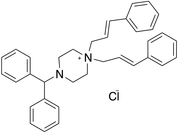 1,1-Dicinnamylpiperazin-1-ium Cinnarizine Chloride