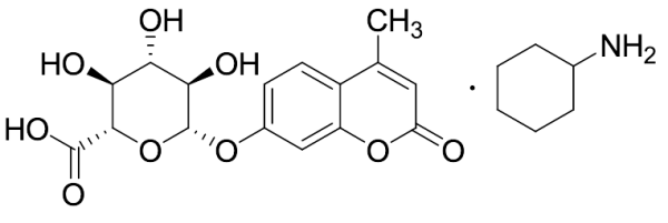 7-Hydroxy-4-Methyl Coumarin Glucuronide Cyclohexanamine Salt