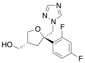 2,5-Anhydro-1,3,4-trideoxy-2-C-(2,4-difluorophenyl)-4-(hydroxymethyl)-1-(1H-1,2,4-triazol-1-yl)-D-threo-pentitol