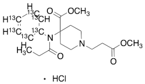 Remifentanil-13C6 Hydrochloride (1mg/ml in Methanol)