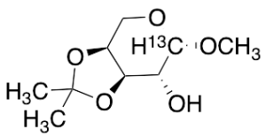 Methyl 3,4-Isopropylidene-Beta-L-arabinopyranoside-13C