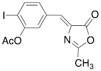 4-(4-Acetoxy-3-iodobenzal)-2-methyl-5-oxazolone