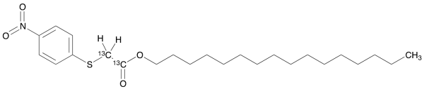 Hexadecyl 2-((4-Nitrophenyl)thio)acetate-13C2