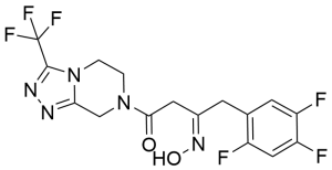 (Z)-3-(Hydroxyimino)-1-(3-(trifluoromethyl)-5,6-dihydro-[1,2,4]triazolo[4,3-a]pyrazin-7(8H)-yl)-4-(2,4,5-trifluorophenyl)butan-1-one