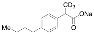 p-Butyl Ibuprofen-d3 Sodium Salt