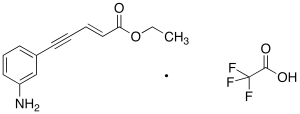 (E)-5-(3-Aminophenyl)-2-penten-4-ynoic Acid Ethyl Ester Trifluoroacetic Acid Salt