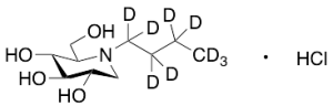 N-Butyldeoxynojirimycin Hydrochloride-d9