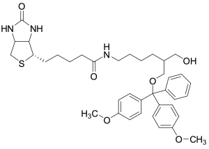 N-[6-(Bis(4-Methoxyphenyl)(Phenyl)Methoxy)-5-(Hydroxymethyl)Hexyl] Biotinamide