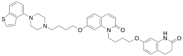 7-[4-(4-Benzo[b]thien-4-yl-1-piperazinyl)butoxy]-1-[4-[(1,2,3,4-tetrahydro-2-oxo-7-quinolinyl)oxy]butyl]-2(1H)-quinolinone
