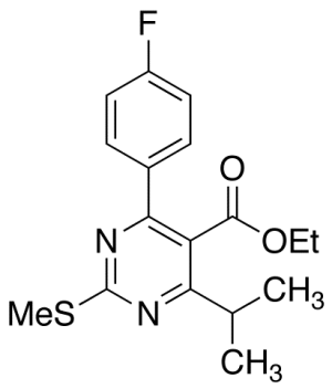 Ethyl 4-(4-Fluorophenyl)-6-isopropyl-2-methylthiopyrimidine-5-carboxylate