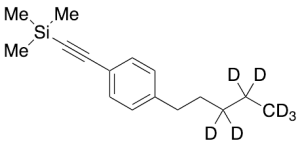 1-Pentyl-4-[2-(trimethylsilyl)ethynyl]benzene-d7