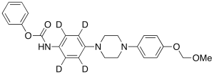 4-[4-(4-O-Methoxymethyl-4-hydroxyphenyl)-1-piperazinyl]phenyl]carbamic Acid-d4 Phenyl Ester
