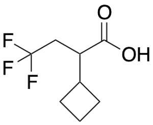 2-Cyclobutyl-4,4,4-trifluorobutanoic Acid