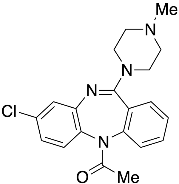 1-(8-Chloro-11-(4-methylpiperazin-1-yl)-5H-dibenzo[b,e][1,4]diazepin-5-yl)ethanone