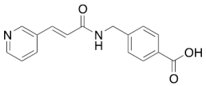 E-4-((3-(Pyridin-3-yl)acrylamido)methyl)benzoic Acid