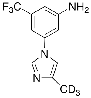 3-(4-Methyl-1H-imidazol-1-yl)-5-trifluoromethylaniline-d3