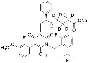 Elagolix-d6 Sodium Salt (Major)