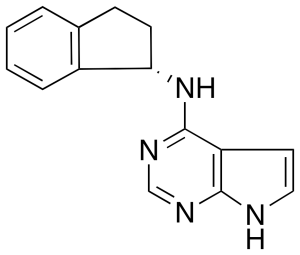 N-[(1S)-2,3-Dihydro-1H-inden-1-yl]-7H-pyrrolo[2,3-d]pyrimidin-4-amine