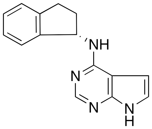 N-[(1S)-2,3-Dihydro-1H-inden-1-yl]-7H-pyrrolo[2,3-d]pyrimidin-4-amine