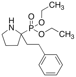 2-Diethoxyphosphoryl-2-phenethyl-pyrrolidine
