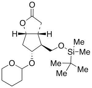 (3aR,4S,5R,6aS)-4-(tert-Butyldimethylsilyloxy)methyl-5-tetrahydropyranyloxy-hexahydro-2H-cyclopenta[b]furan-2-one