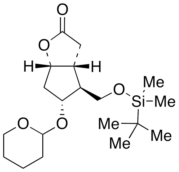 (3aR,4S,5R,6aS)-4-(tert-Butyldimethylsilyloxy)methyl-5-tetrahydropyranyloxy-hexahydro-2H-cyclopenta[b]furan-2-one