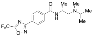 (R)-N-[1-[Isopropyl(methyl)aminopropan-2-yl]-4-[5-(trifluoromethyl)-1,2,4-oxadiazol-3-yl]benzamide