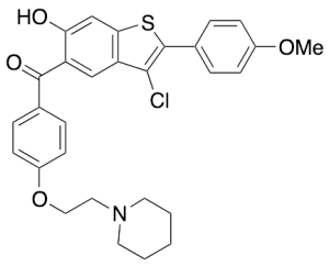 (3-Chloro-6-hydroxy-2-(4-methoxyphenyl)benzo[b]thiophen-5-yl)(4-(2-(piperidin-1-yl)ethoxy)phenyl)methanone