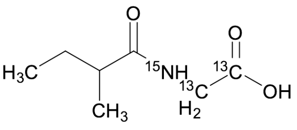 N-(2-Methyl-1-oxobutyl)glycine-13C2,15N