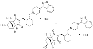 5Beta/6Beta-Hydroxy Lurasidone Hydrochloride(Mixture of Diastereomers)