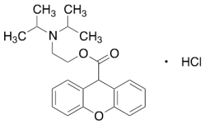 2-Diisopropylaminoethyl Ester Xanthene-9-carboxylic Acid Hydrochloride