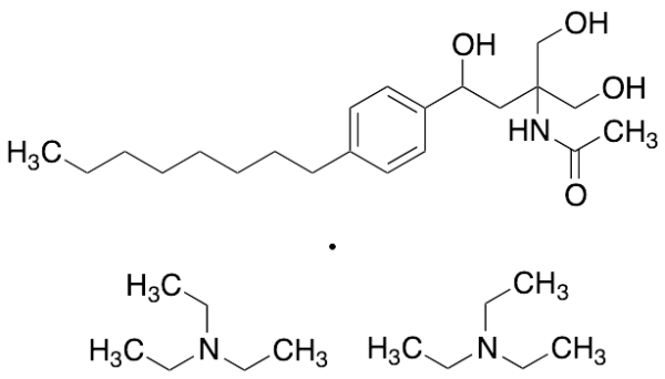 N-[3-Hydroxy-1,1-bis(hydroxymethyl)-3-(4-octylphenyl)propyl]-acetamide Triethyamine (1:2)