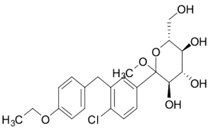 Methyl 1-C-[4-chloro-3-[(4-ethoxyphenyl)methyl]phenyl]-D-glucopyranoside