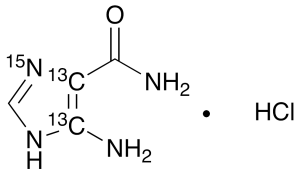 5-Aminoimidazole-4-carboxamide-13C2,15N Hydrochloride Salt