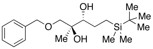 4-O-tert-Butyldimethylsilyl-2,3-dihydroxy-2-methyl-butan-1,4-diol 1-O-Benzyl Ester