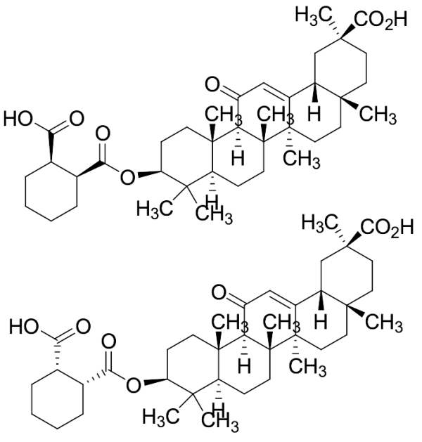 18β-Glycyrrhetinic Acid Hydrogen (1S)-cis-cyclohexane-1,2-dicarboxylate (Mixture of Diastereomers)