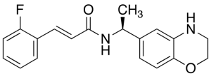 (E)-3-(2-Fluorophenyl)-N-((S)-1-(3,4-dihydro-2H-benzo[1,4]oxazin-6-yl)-ethyl]acrylamide