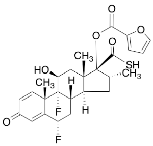 (6Alpha,11Beta,16Alpha,17Alpha)-6,9-Difluoro-17-[(2-furanylcarbonyl)oxy]-11-hydroxy-16-methyl-3-oxoandrosta-1,4-diene-17-carbothioic Acid (>85%)