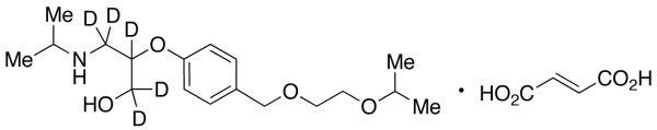 1-[4-[[2-(1-Methylethoxy)ethoxy]methyl]phenoxy]-2-[(1-methylethyl)amino]-1-methylethanol-d5 Fumarate (Bisoprolol Fumarate Impurity)