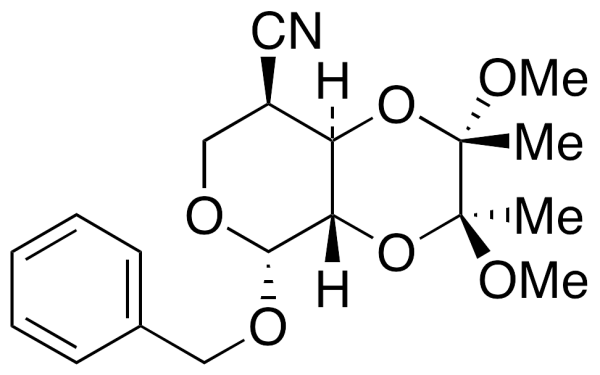 Benzyl 4-Cyano-4-deoxy-2,3-O-[(1S,2S)-1,2-dimethoxy-1,2-dimethyl-1,2-ethanediyl]-Beta-D-arabinopyranoside
