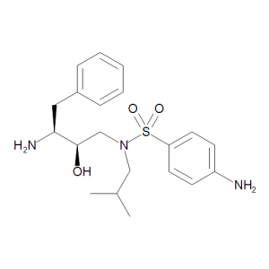 4-Amino-N-((2R,3S)-3-amino-2-hydroxy-4-phenylbutyl)-N-isobutylbenzenesulfonamide
