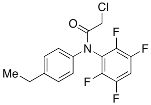 2-Chloro-N-(4-ethylphenyl)-N-(2,3,5,6-tetrafluorophenyl)acetamide