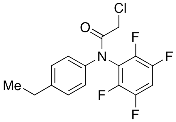 2-Chloro-N-(4-ethylphenyl)-N-(2,3,5,6-tetrafluorophenyl)acetamide