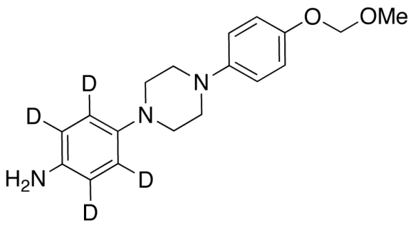 4-[4-[4-(Methoxymethoxy)phenyl]-1-piperazinyl]benzenamine-d4
