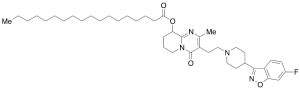 Octadecanoic Acid 3-[2-[4-(6-Fluoro-1,2-benzisoxazol-3-yl)-1-piperidinyl]ethyl]-6,7,8,9-tetrahydro-2-methyl-4-oxo-4H-pyrido[1,2-a]pyrimidin-9-yl Ester
