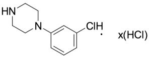Chlorophenyl Piperazine Hydrochloride Salt