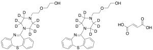 Quetiapine-d8 Hemifumarate (piperazine-d8)