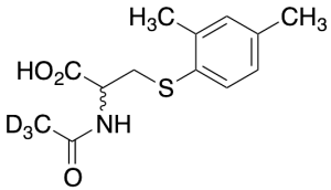 N-Acetyl-S-(2,4-dimethylbenzene)cysteine-d3 (R/S Mixture)