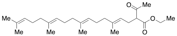 (E,E,E)-2-Acetyl-5,9,13,17-tetramethyl-4,8,12,16-octadecatetraenoic Acid Ethyl Ester