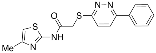 N-(4-Methyl-2-thiazolyl)-2-[(6-phenyl-3-pyridazinyl)thio]-acetamide